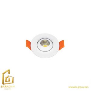 قیمت چراغ توکار چشمی ۳وات متحرک