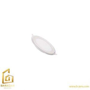 قیمت چراغ توکار سقفی دور شیشه ای گرد 12وات